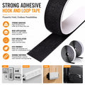 Factory Price Vtape Brand Black White Easy to Cut Convenient Self Adhesive Hook and Loop Tape