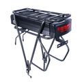 EU Stock 48v 52v 27ah E-bike Rack Battery Pack With Carrier for Food Delivery 750W 1000w 1500w Motor