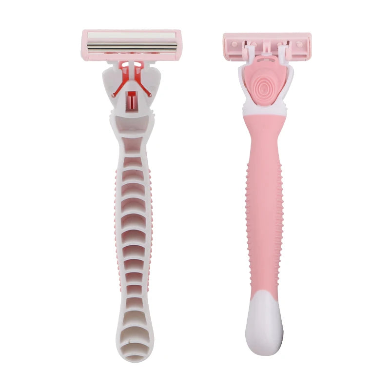 Disposable Razor for Women & Girls Triple Stainless Steel Blades Smooth & Comfortable Shaving Razor for Soft Skin
