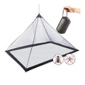 Single Person Outdoor Hiking and Camping Tent with Summer Triangle Mosquito Net Insect-Proof Mesh for Fishing