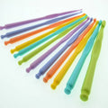 Wholesale 2mm-10mm Multicolor 15cm ABS Plastic Crochet Needle Hook Set Yarn Crochet Tool Crochet Hooks