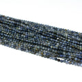 Factory Wholesale 3mm Faceted Natural Cordierite Loose Gemstone Beads For DIY Jewelry Making