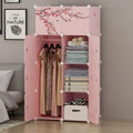 Modern Portable Plastic Printed Wardrobe for Bedroom Simple DIY Furniture for Dining and Workshop