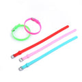 Adjustable Silicone Slide Charms Bracelets Wristbands Ornament Mixed Color 8mm Bracelet Strap DIY Supplies for Jewelry Making