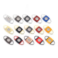 Custom Multicolor Zinc Alloy Cutters Accessories Stainless Steel Carbon Fiber Cigar Cutter