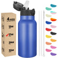 17oz 500ML Children's Leak-Proof Drinking Bottle for School Toddlers's 3D Printing Wide Mouth Stainless Steel Bottle Leak-Proof