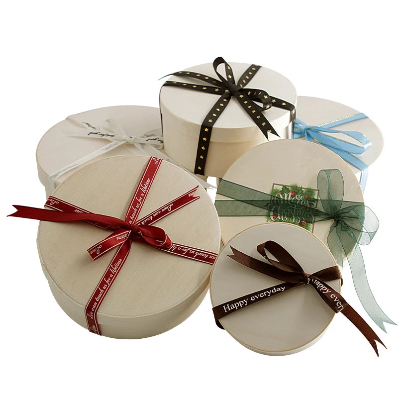 DIY Short Paragraph Gift Box Poplar/chocolate Macaron/cookie/candy/snack/cake Packaging
