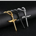 High Quality Gps Country Map Gold Necklace for Men
