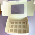 XJH Dessert Shooter Box 12 Hole Dessert Shoot Boxes With Paper Lid Dessert Shooter Box for Birthday Party Wedding