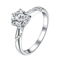 Wholesale Prices Hot Selling Style White Moissanite Diamond 6.5mm 1ct Loose Gemstone Moissanite Fashion Ring in 2023