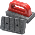 DIY Grade Hand Tool Carbide Rub Brick 6x3x1" Black Cleaning Smoothing Durable Silicone/Plastic Handle OEM/ODM Supported