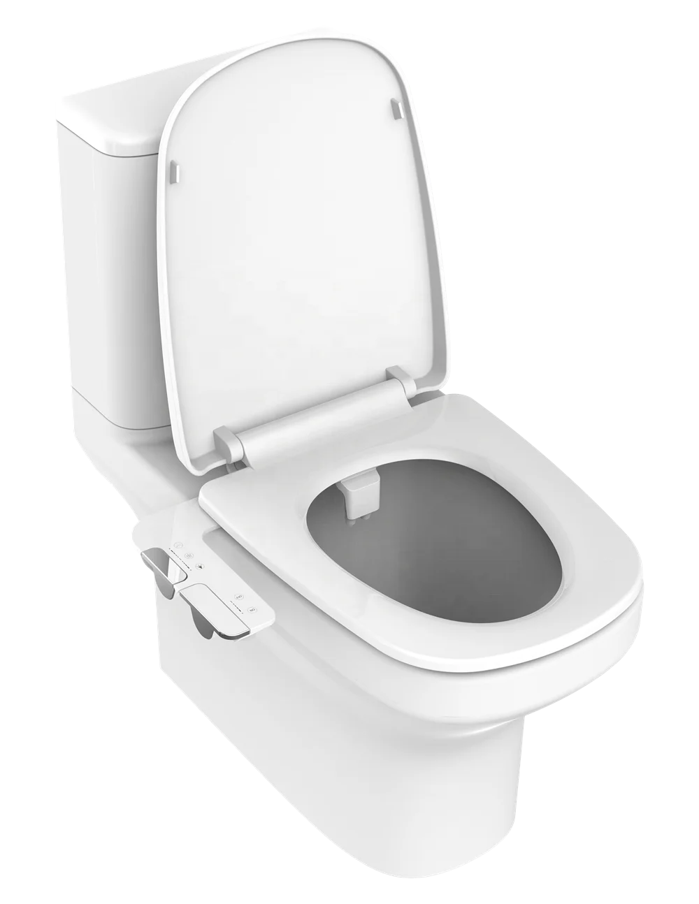 OEM/ODM Non-Electric ABS Cold Water Bidet Attachment Dual Retractable Nozzles Self-Cleaning Eco-Friendly Bathroom Use