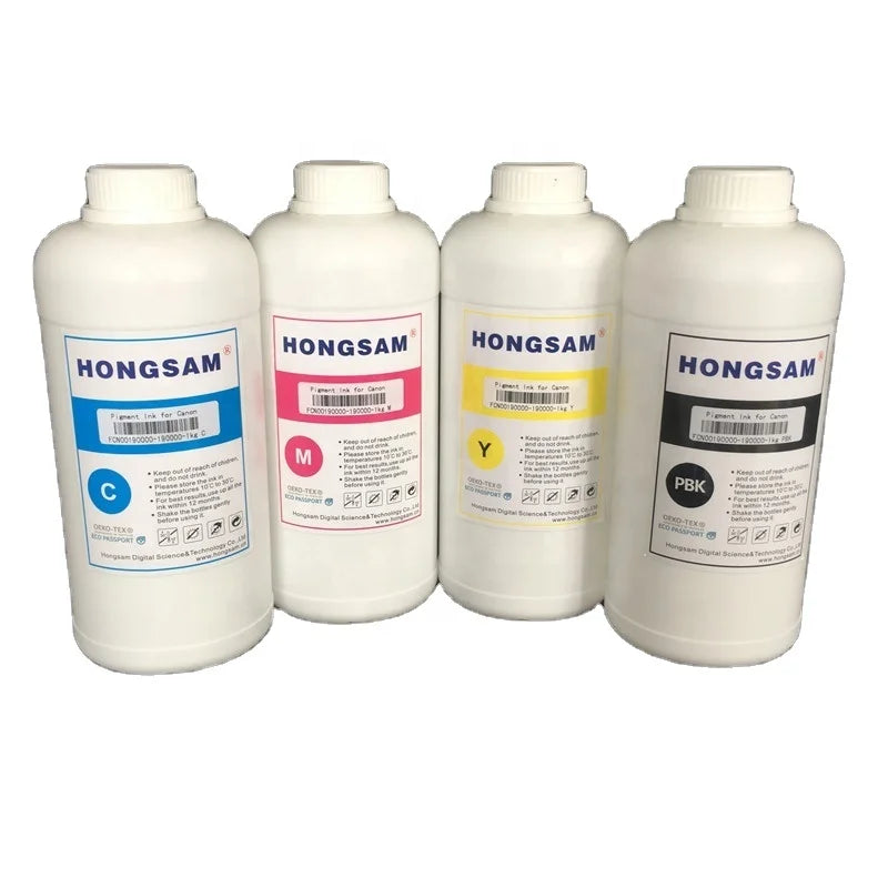 Hongsam DTF Ink PET Film Printing Pigment Ink for Heat Transfer Printing With Digital T-shirt Printing