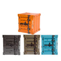 Customizable Industrial-Style Container Organizer Weatherproof  Space-Saving for Indoor or Outdoor Use