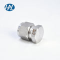 Stainless Steel 316 Forged Tube Cap Compression Fitting Instrumentation Polished Surface 3000psi Working Pressure