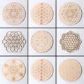 Pendulum Board Wooden Dowsing Board Divination Metaphysical Message Board for Witchcraft Wiccan Altar Supplies Kit Nordic Wood