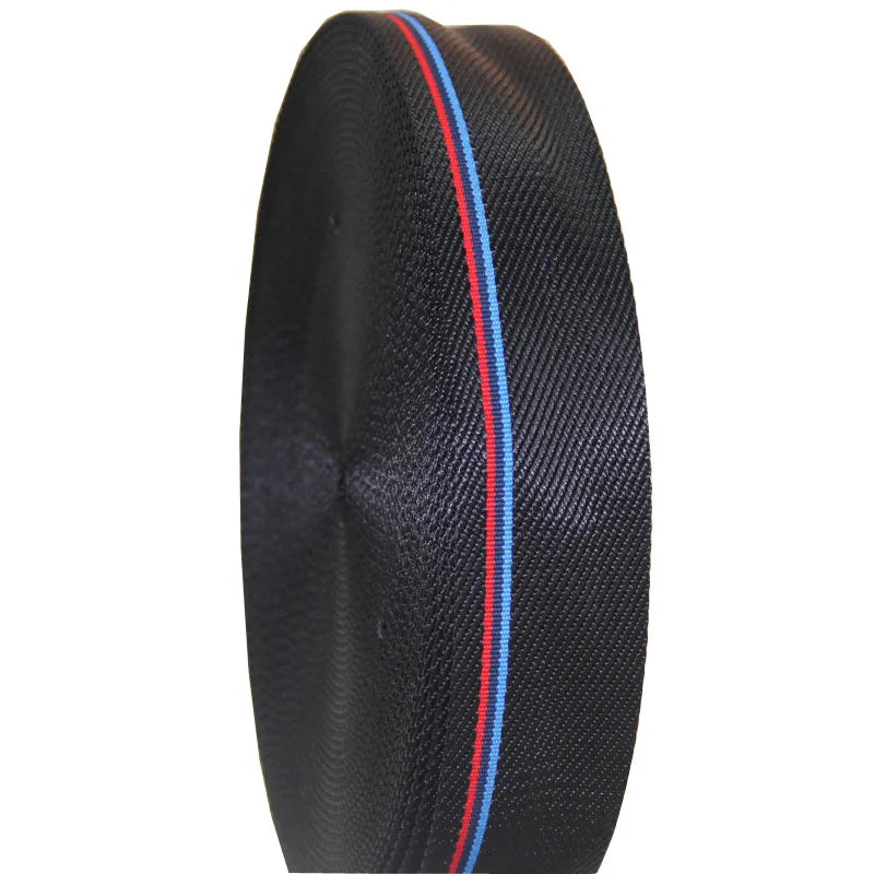 Wholesale 1/2 Inch 1 Inch 1.5 Inch 2 Inch Nylon Webbing Concise Design Black Ribbon Handbag Shoulder Strap