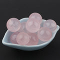 Rose Quartz Transfer Ball Seven-star Array Ornament Buddha Rose Quartz Crystal Ball Natural Home Decoration Eco-friendly Love