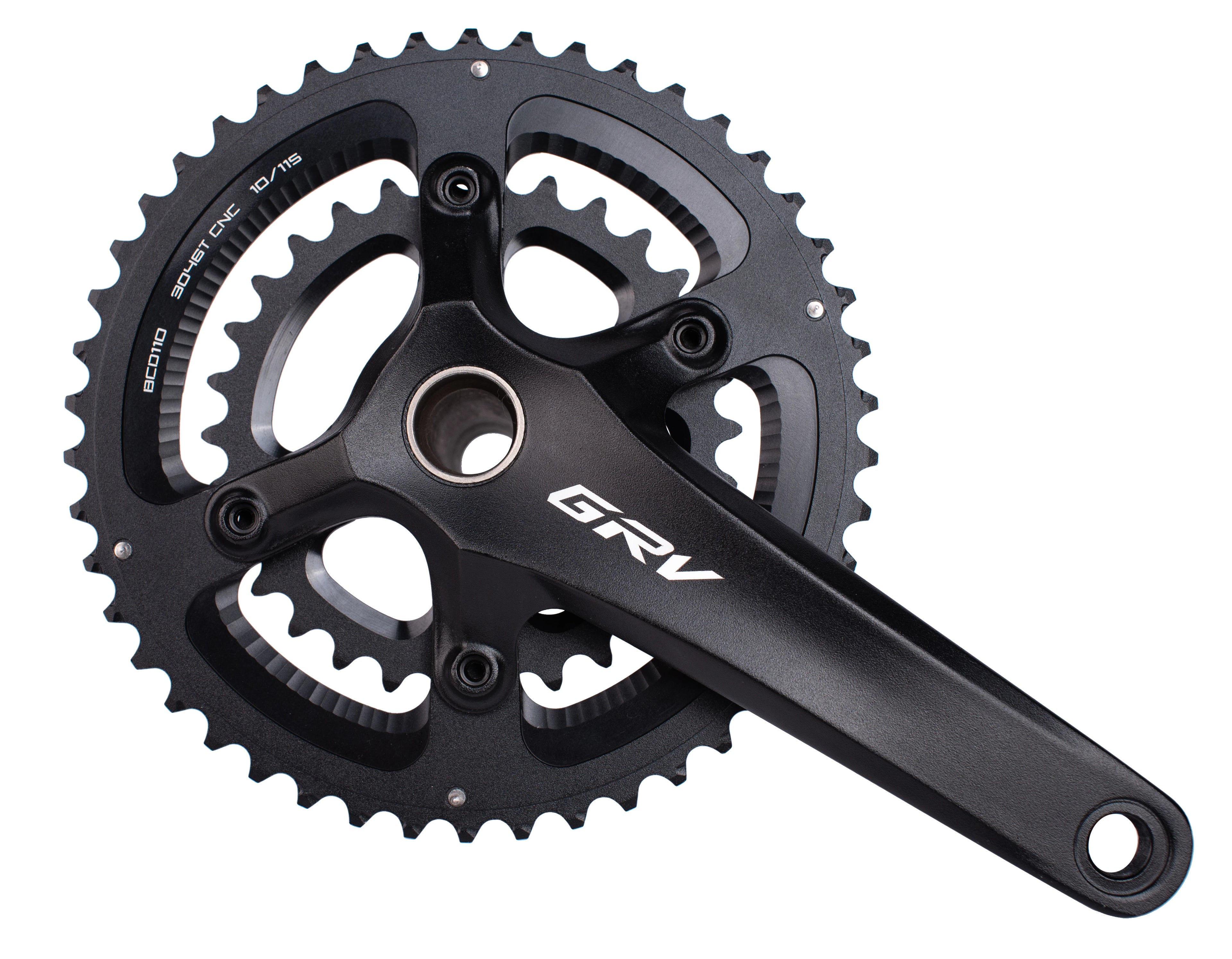 GRV Road Crankset 2x12 Speed 50-34T 30-46t 12s 165mm/170mm Crank for Gravel Bike Bicycle Hollowtech  Crankset