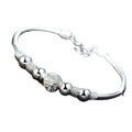 3 Style New Silver Plated Lucky Charm Bracelet Cuff Bracelets for Women Bangles Fashion Jewelry