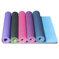 Custom Logo TPE Yoga Mat for Home Gym Durable Yoga Mat Long Travel Non-Slip Yoga Mat