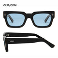 Rectangle Shape Men's High-End Sunglasses Gafas Acetate Shades Polarized Lenses Classical Fashion Style Square Frame Glass
