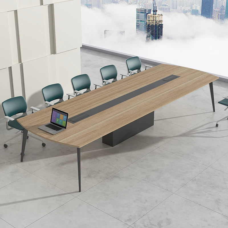 Customized Color Size Large Boardroom Luxury 8 12 People Wooden Office Meeting Conference Table for Meeting
