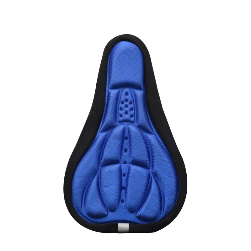 RIDERACE MTB Mountain Bike Saddle Cover 3D Super Soft Thickened Air Permeablair Cushion Sponge Gel Seat Mat for Outdoor Riding