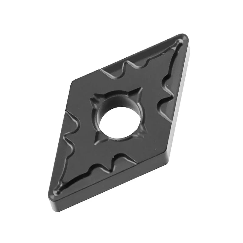 Zhuzhou CNC Turnitng Tool Carbide Cutting Inserts Suitable for Steel Parts Processing 55 Degree Rhomboid DNMG110404 110408 Black