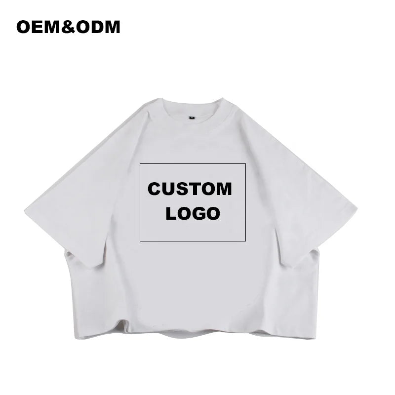 Black O-Neck Silk Screen Printed Photo Print Logo 100% Cotton Knitted Loose Fit Heavyweight Eco-Friendly Breathable EL Men's