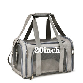 Top Seller Dog Soft-Sided Collapsible Breathable Mesh Tote Bag Eco-Friendly Pet Travel Bag Camping Outdoor