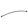 Factory Custom Shower Curtain Rod Adjustable Length Wall Mount Curved Shower Rod