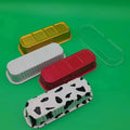 Rectangular Party Cupcake Baking Box Aluminium Pie Foil Pans  Come with Plastic Lids and Sealing Sticker