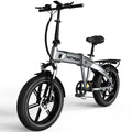 48V 500W Foldable Fat Tire Full Suspension Aluminum Alloy CE HITWAY BK36 20" EU UK Warehouse Fat Tire Ebike Electric City Bike