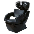 Professional Hair Salon Equipment Black Shampoo Chair and Sink