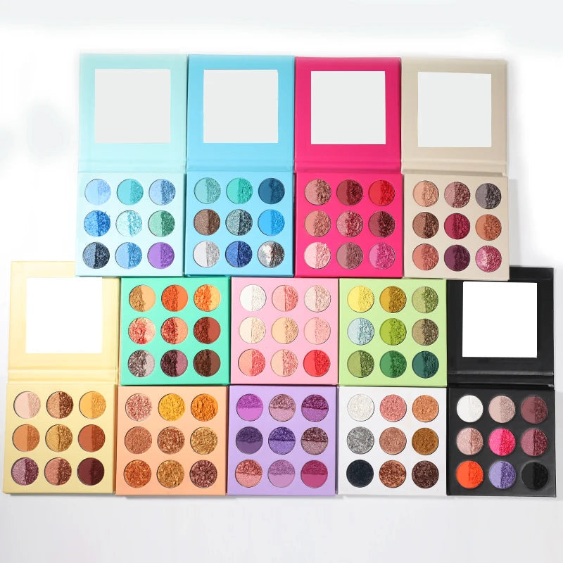 OCHAIN Eyeshadow Palette Custom Private Label Low Price Personalised Eyeshadow Palette
