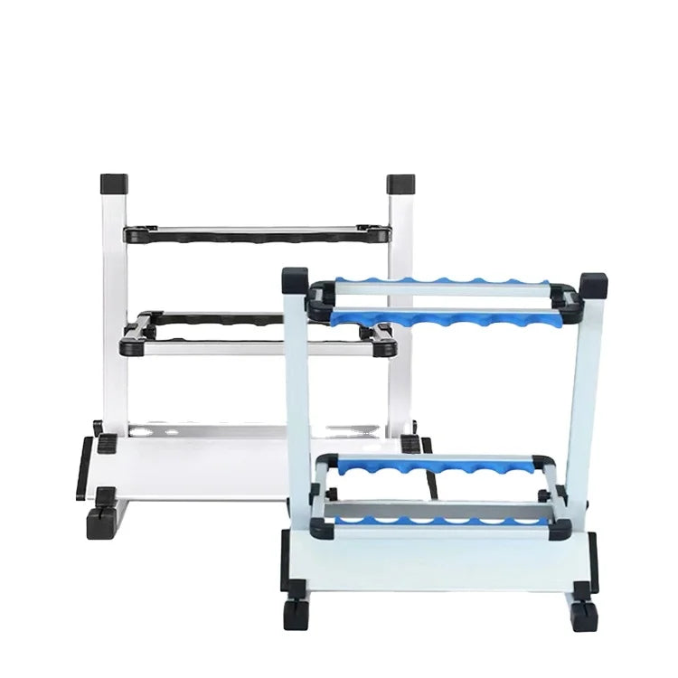 Aluminum Alloy 12 Holes Upgraded Version Foldable Fishing Display Support Stand Fishing Rod Rack Stand
