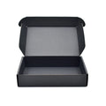 Custom Logo Recycled Black Corrugated Cardboard Mailer Small Paper Boxes for Shipping With Various Sizes