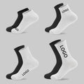 YILONG Quality Unisex Cotton Sport Grip Socks Fashion Ankle Running Crew Bottom Wholesale Custom Compression Bamboo Designer