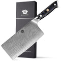 WILDMOK 67 Layers 10Cr15CoMoV Damascus Steel Chinese Chef Kitchen Knife 7 Inch Cleaver Butcher Knife with Resin Handle