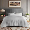 100% Satin Bamboo Fiber Fabric Organic Woven Eco-Friendly OEKO-TEX Certified Home Hotel Use Customized Color Shrink-Resistant