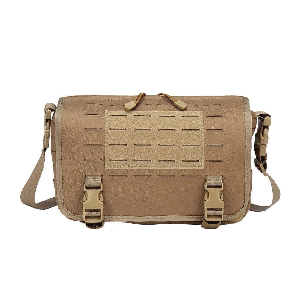 10L Outdoor Men's Fashion Waterproof Nylon Briefcase MOLLE Camouflage Phablet Storage Men' Shoulder Crossbody Bag Hiking All