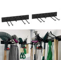 Wall Mount Garage Tool Storage Rack Holds Garden Tools Shovels Rakes Brooms Extension Cords Hoses Trimmers