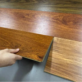 8mm 12mm Wood Pisos Laminados Laminate Flooring High Glossy Pisos Laminated Board 8mm Floating