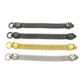 Factory Wholesale Multi-color Brand Luxury Men's Bracelet Trendy Cool Skeleton Stainless Steel Non Fading Men's Bracelet