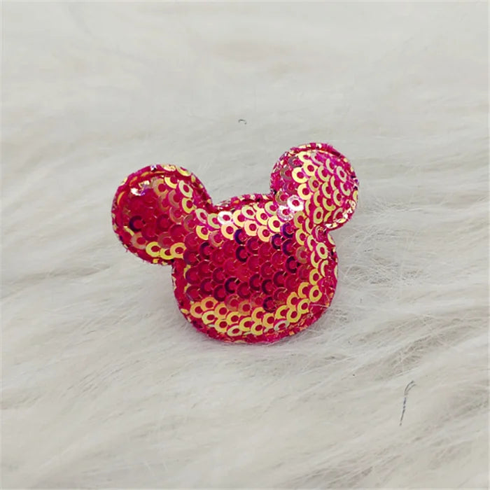 Star Heart Princess Crown Mouse Ear Diy Headwear Sequin Patches Sticker