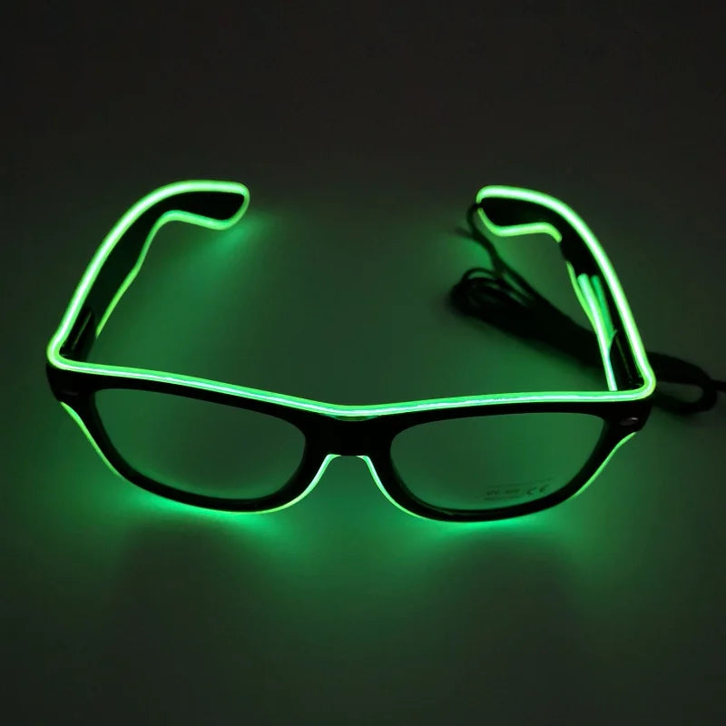 Custom Logo LED Shutter Glasses Display LED Rave Glasses for Party