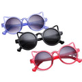 2022 New Style Cheap Kids Shades Custom Children Popularity Designer Brand Sun Glasses Boy Girl Baby Cat Ear Frame Sunglasses