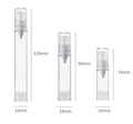 Wholesale 5ml 10ml 15ml Small White ABS Plastic Cosmetic Vacuum Lotion Mist Spray Airless Pump Bottles