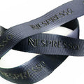 Custom logo Printed Wired Edge Velvet Christmas Tree Grosgrain Ribbon Bows Roll for Wedding Gift Decoration